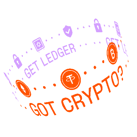ledger_official giphyupload crypto bitcoin cryptocurrency Sticker