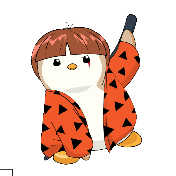 Good Morning Sticker by Pudgy Penguins