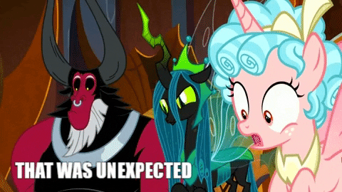 maxlefou giphygifmaker mlp my little pony unexpected GIF