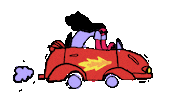 Animation Carwash Sticker