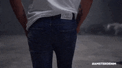 Blue Jeans Walking GIF by Amsterdenim