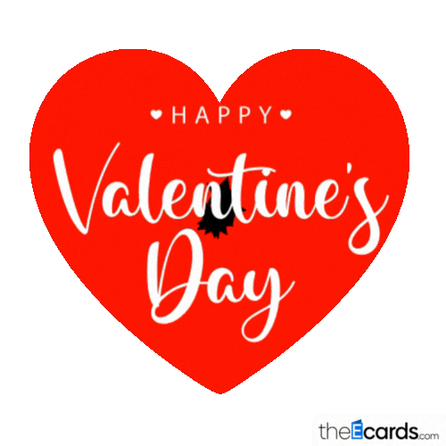 I Love You Valentine Sticker by TheEcards.com