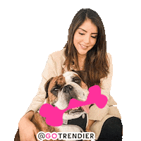 Dog Love Sticker by GoTrendier