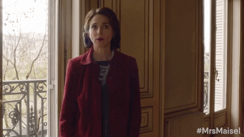 marin hinkle mrs maisel GIF by The Marvelous Mrs. Maisel