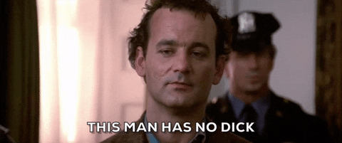 bill murray this man has no dick GIF by Ghostbusters 