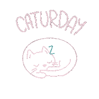 Cat Sleep Sticker