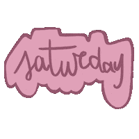 Weekend Neon Sticker