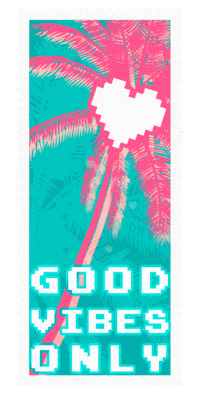 good vibes heart Sticker by ✧ Jiji Knight ✧