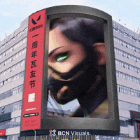 bcnvisuals valorant 3dgif riotgames outofhome GIF