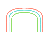 Love Yourself Rainbow Sticker by SkinnyFit