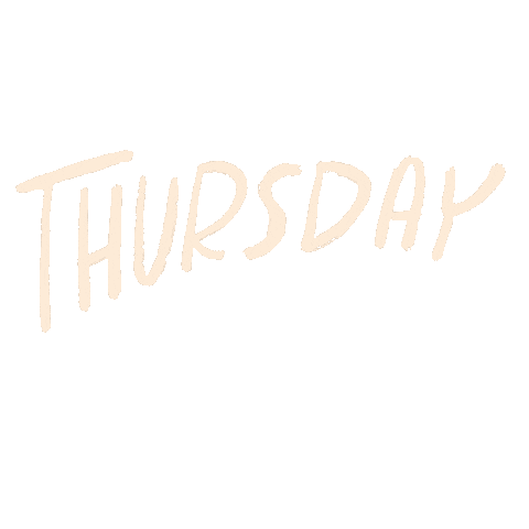 Days Thursday Sticker by BrittDoesDesign