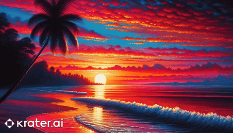 Artificial Intelligence Sun GIF by Krater.ai