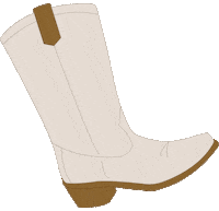 Bij-Keesje shoes cowboy laars bij keesje Sticker