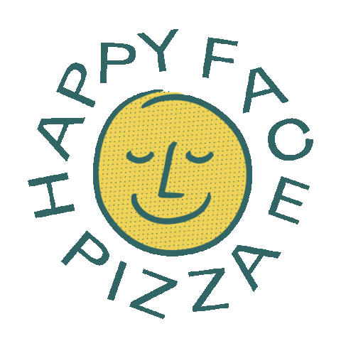 pizza smile Sticker by Happy Face