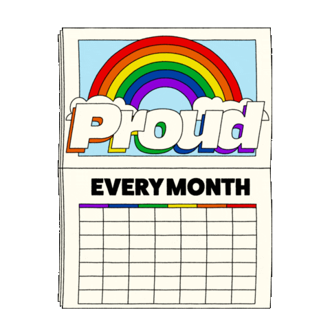 Proud Coming Out Sticker by INTO ACTION
