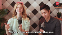 This ice Cream Cone Is Cooler 