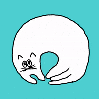 White Cat Art GIF by Gunmaunofficial
