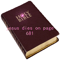 jesus bible STICKER