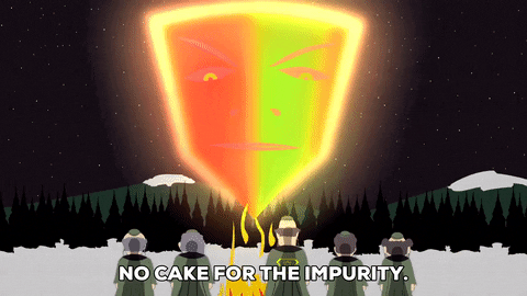 cult impurity GIF by South Park 