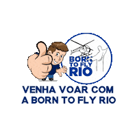borntoflyrio rio voar voo borntoflyrio Sticker
