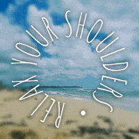 M-a-ex beach relax ocean yoga GIF