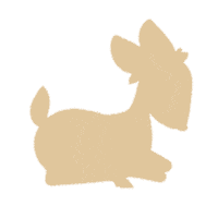 Bambi Fawn Sticker by My Baby Factory