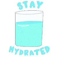 Stay Hydrated Drink Water Sticker by megan lockhart