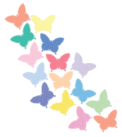Butterflies Janovic Sticker by Elizabeth Sutton Collection
