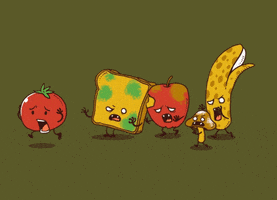 Zombie Food Ben Chen GIF by Threadless
