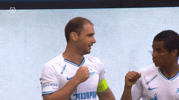 Branislav Ivanovic Fist Bump GIF by Zenit Football Club