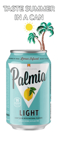 Happy Palm Trees GIF by Palmia Beer