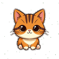 AbhiCreation cat baby kitten pussy Sticker