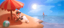 Beach Day Singing GIF by Walt Disney Animation Studios
