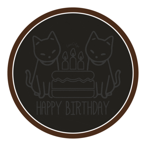 SanOlga giphyupload birthday neon bffs Sticker