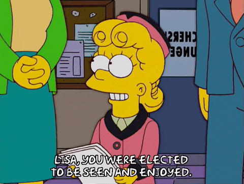 happy lisa simpson GIF