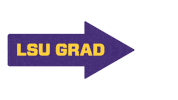 Lsu Lsugrad Sticker by Louisiana State University