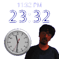 11 Pm Sticker