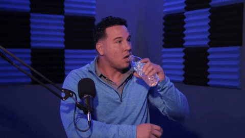 GrindingforGreatness giphygifmaker microphone recording drinking water GIF