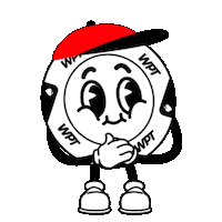 Poker Chip Sticker by World Poker Tour