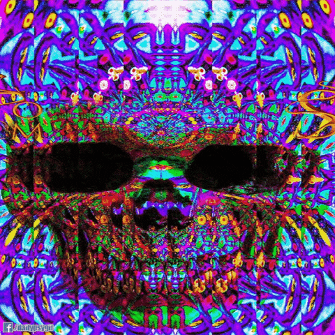 balazsvarga giphyupload trippy psychedelic colorful GIF