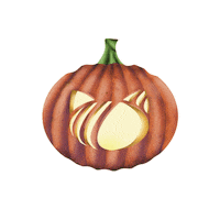 tinta amarela halloween Sticker