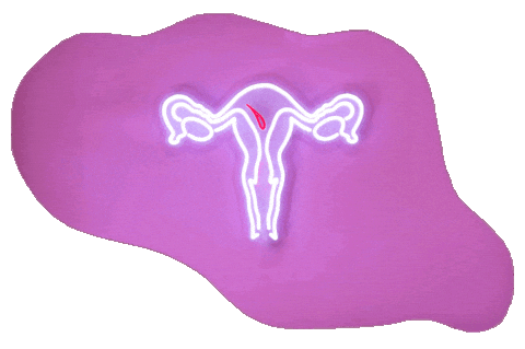 Neon Bleeding Sticker by Period Nirvana