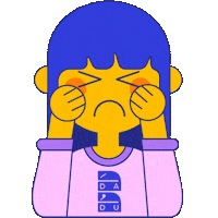Sad Cry Sticker by Dadu Qatar
