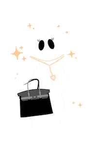Fall Ghost Sticker by Mallory Ervin