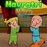 Durga Puja Navratri GIF by Chhota Bheem