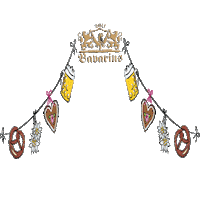 Beer Bretzel Sticker by bavarius