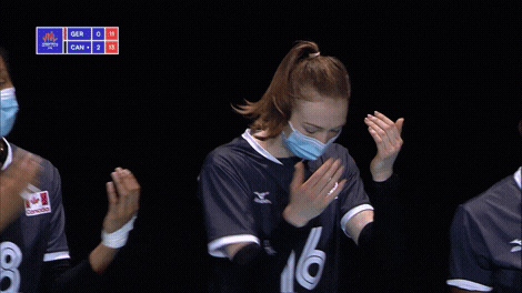 Canadian Reaction GIF by Volleyball World