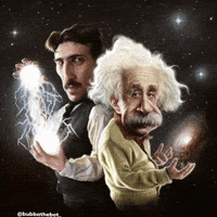 Albert Einstein Thinking GIF