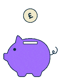 bankofengland money purple cash coin Sticker