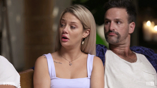 shock wow GIF by Married At First Sight Australia